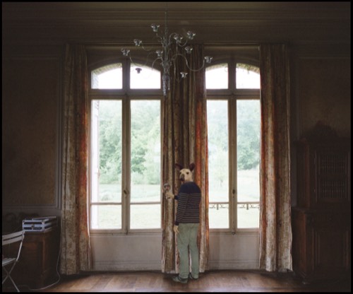 Autoportrait aux rideaux, 2017