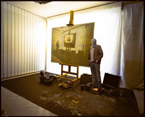 Autoportrait à la toile, 2017